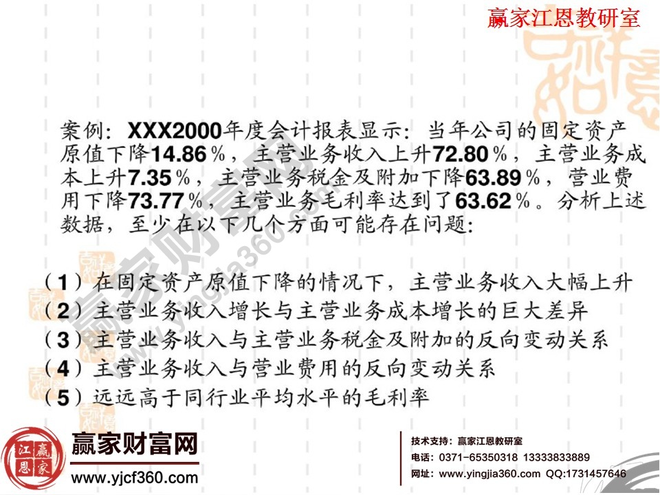 財務分析的基本方法