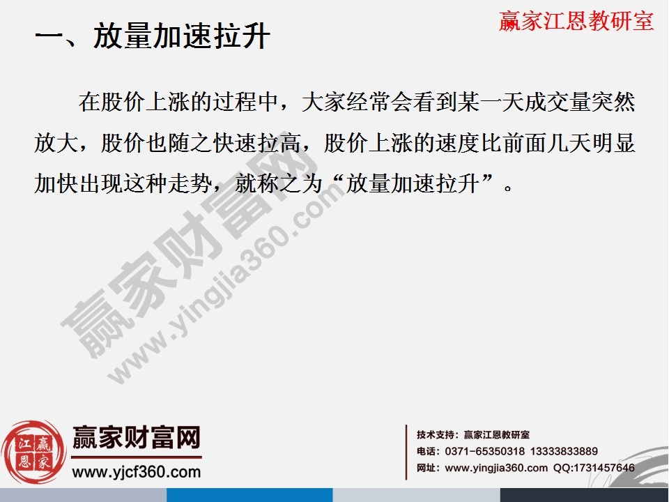 放量加速拉升