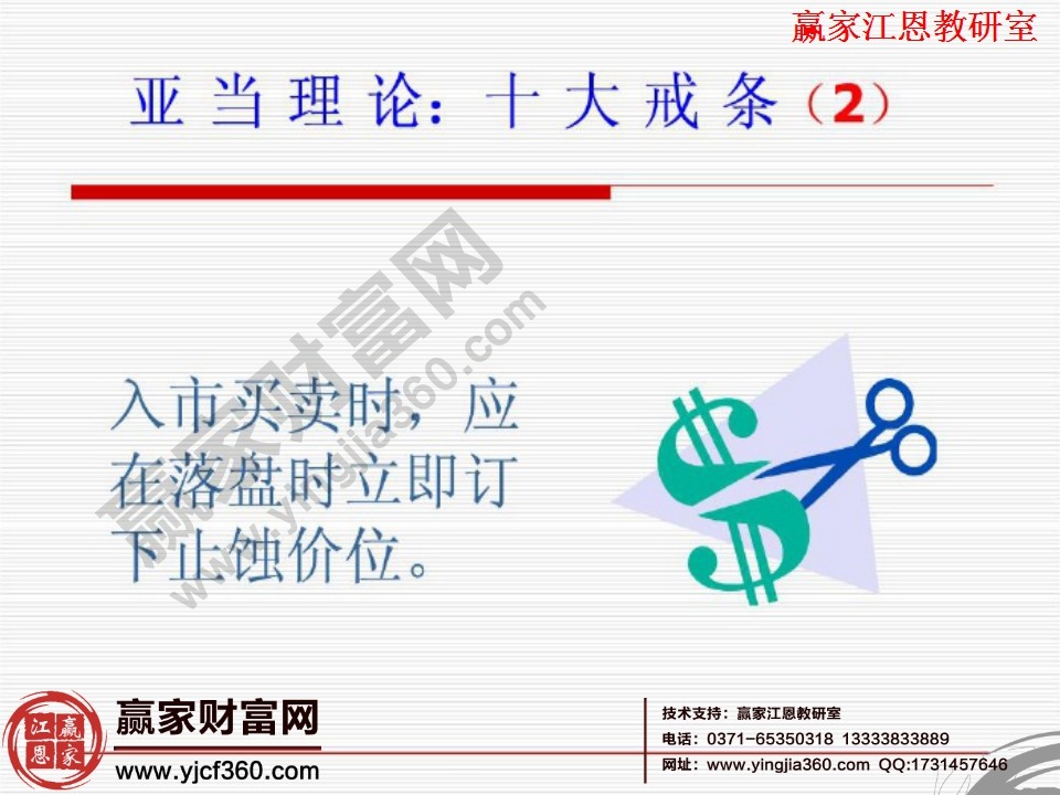 入盤(pán)買(mǎi)賣(mài)時(shí),應(yīng)在羅盤(pán)時(shí)立即訂下止蝕價(jià)位