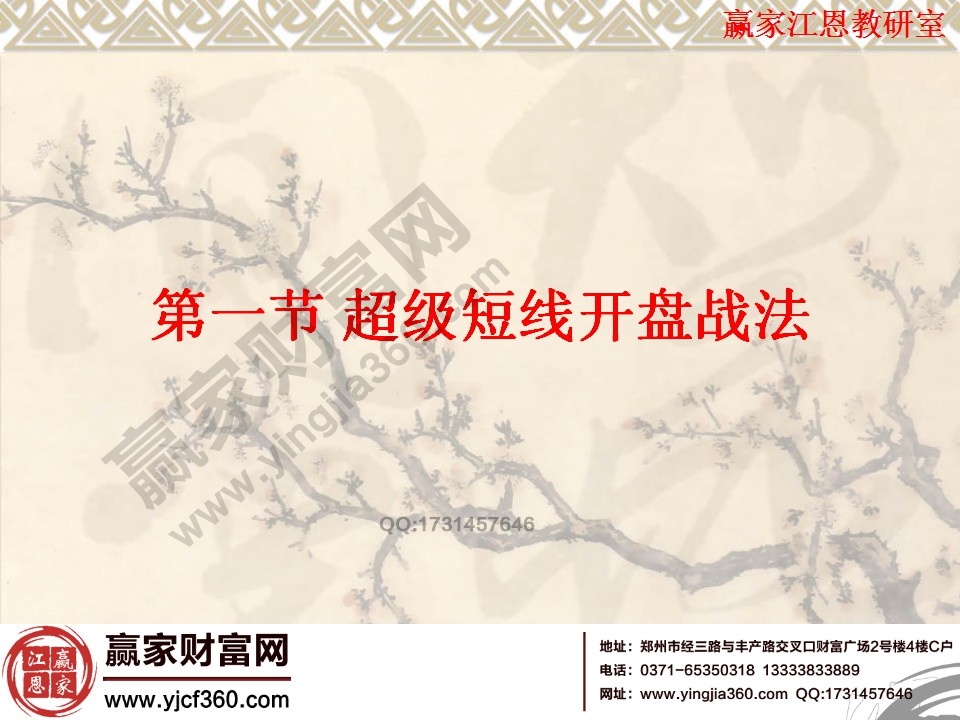 超短線開盤戰法