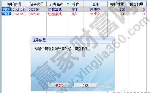 股票撤單需要有手續費